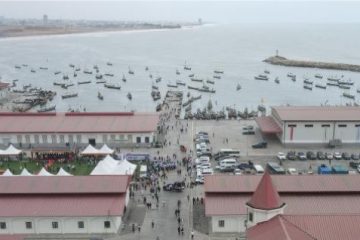 the China-aided Jamestown Fishing Port Complex in Accra, Ghana