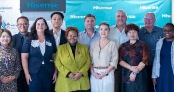 Hisense SA donates machinery, air cons, to Chris Hani Baragwanath Hopsital. Images supplied by Hisense SA. Center left, Dr Nthabiseng Makgana, CEO at Chris Hani Baragwanath Hospital, Center right, Ms. Luna Nortjie, Deputy General Manager of Hisense SA.