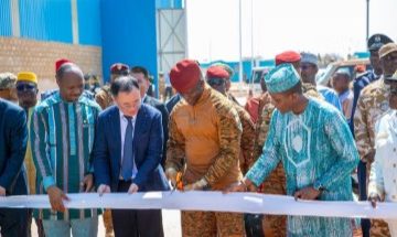 Burkina Faso’s junta inaugurates cement plant with Chinese support