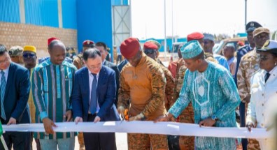 Burkina Faso’s junta inaugurates cement plant with Chinese support