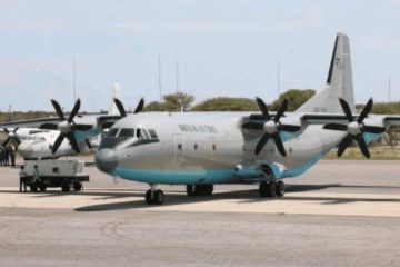 Shaanxi Y-9 transport aircraft from China
