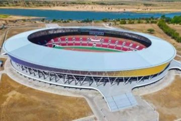 The 30,000-seat stadium , Chad.