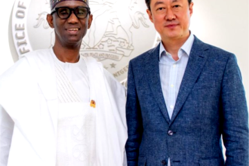 National Security Adviser Nuhu Ribadu with Amb. Yu Dunhai